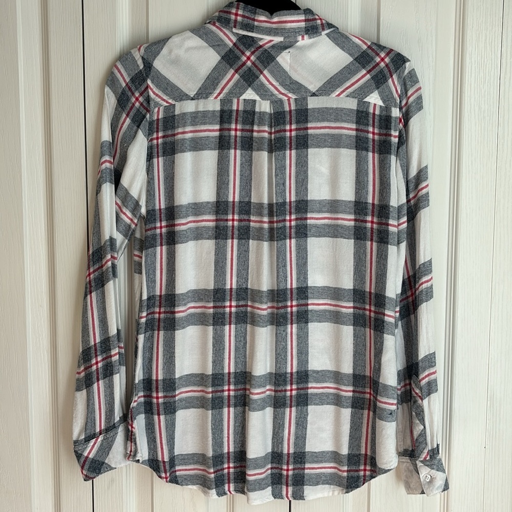 Rails Hunter Plaid Button Down Top. Size Small. - image 5